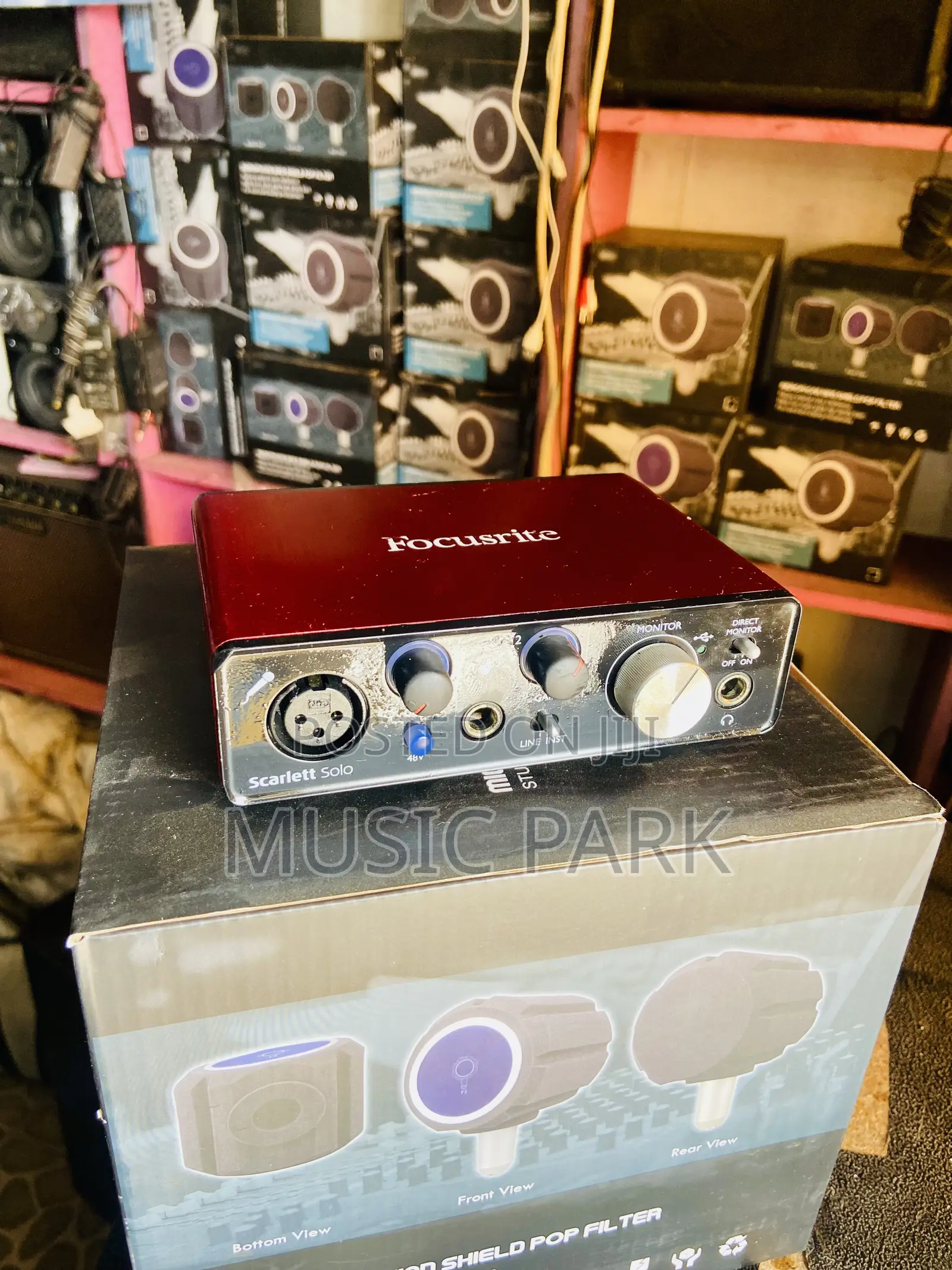 Focusrite Solo Audio Interface Sound Cards