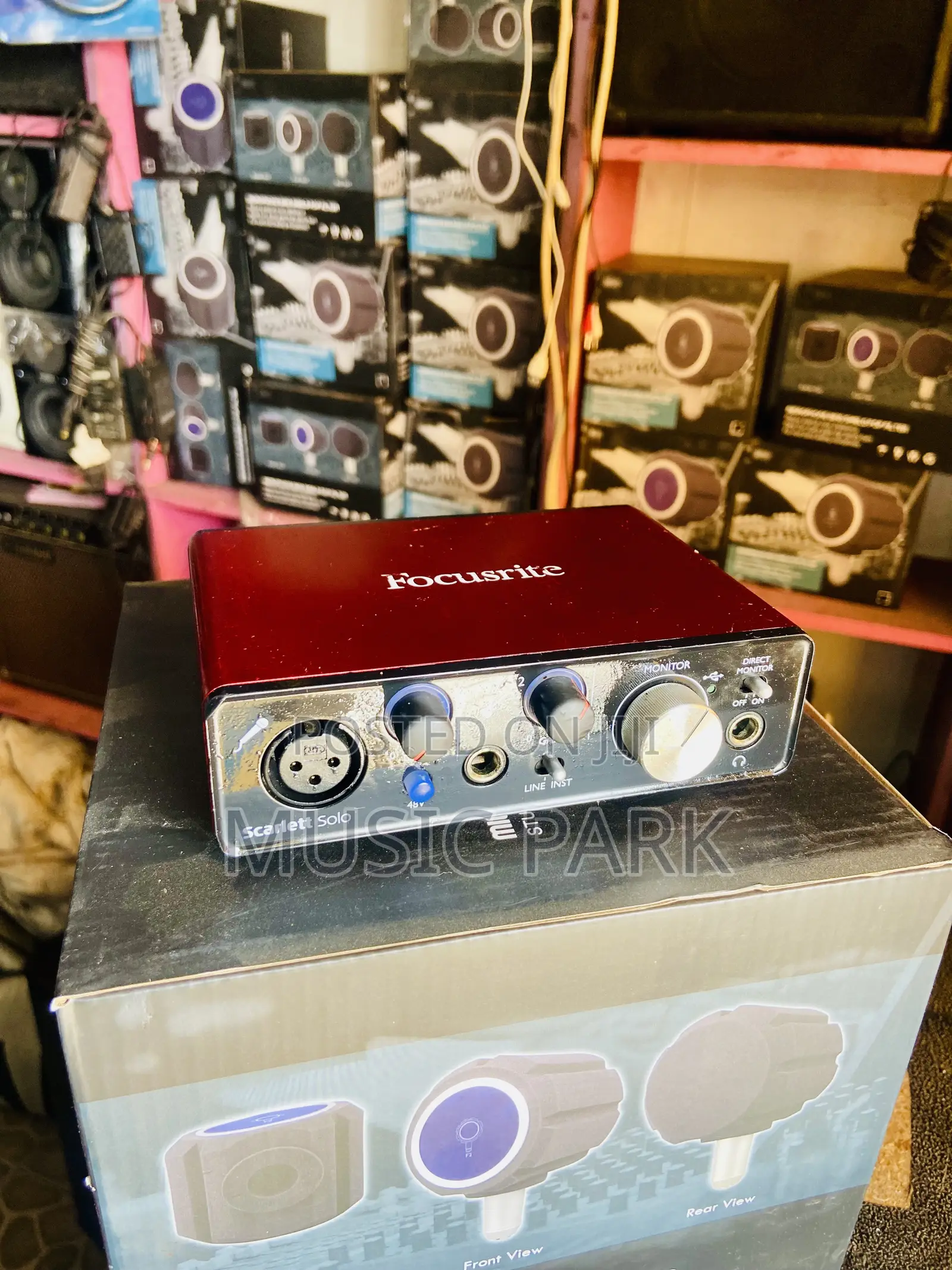 Focusrite Solo Audio Interface Sound Cards