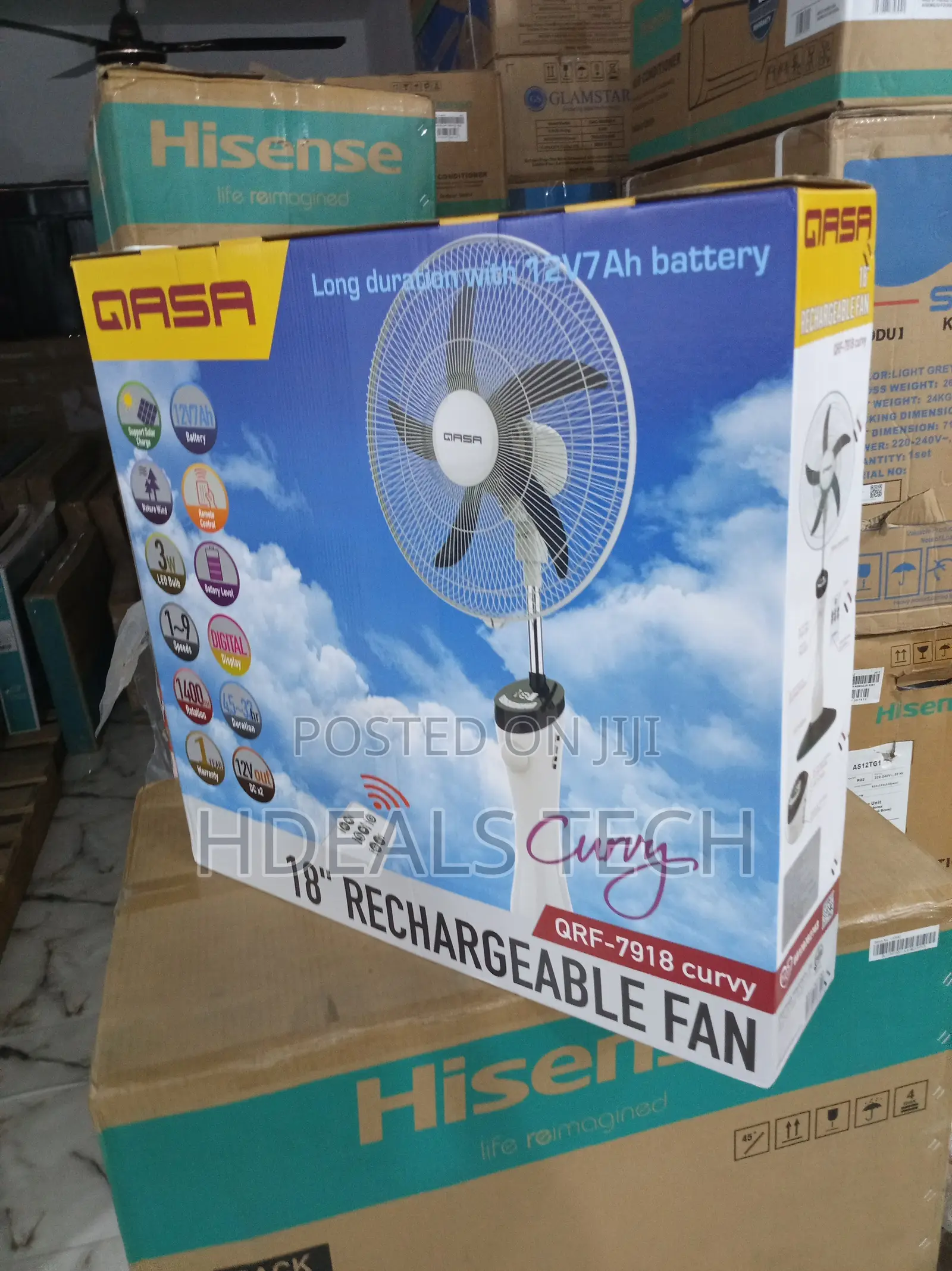 Beat the Heat With Qasa 18" QRF-7918 Fan
