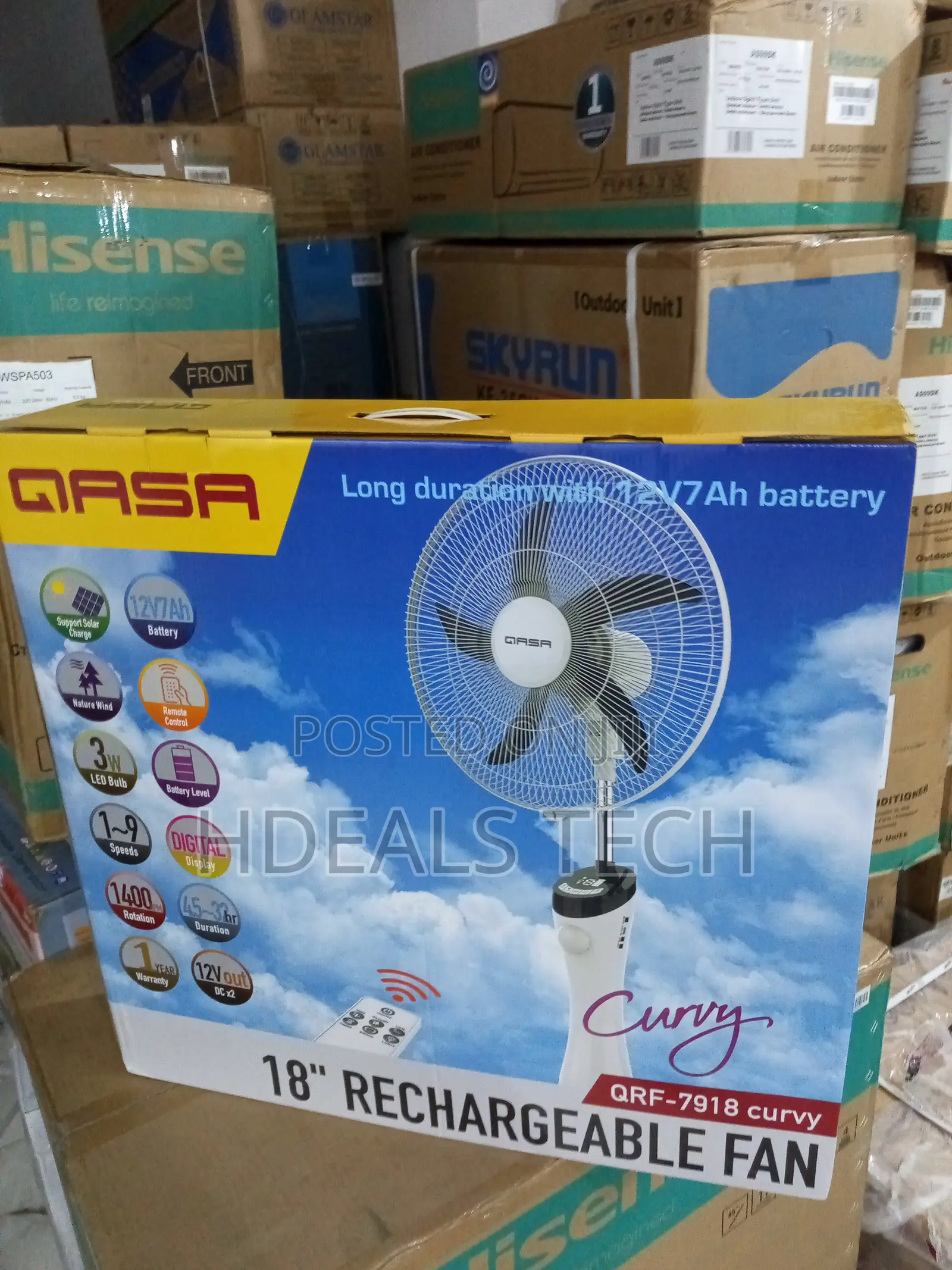 Peaceful Nights,Cool Breeze-Qasa QRF-7918 Fan