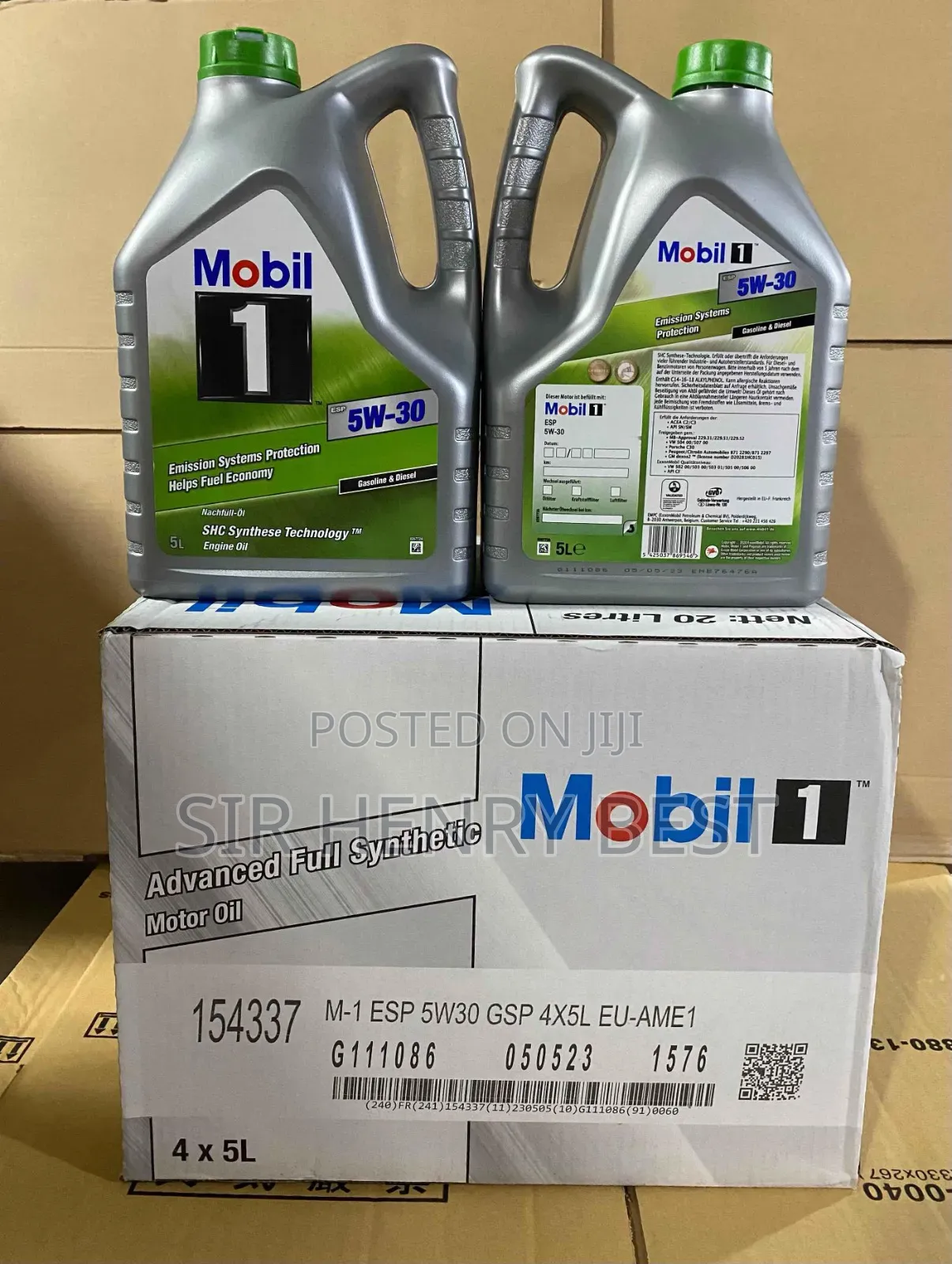 Mobil 1 5w 30.Fully Syentetic...Gasoline And Diesel Engines
