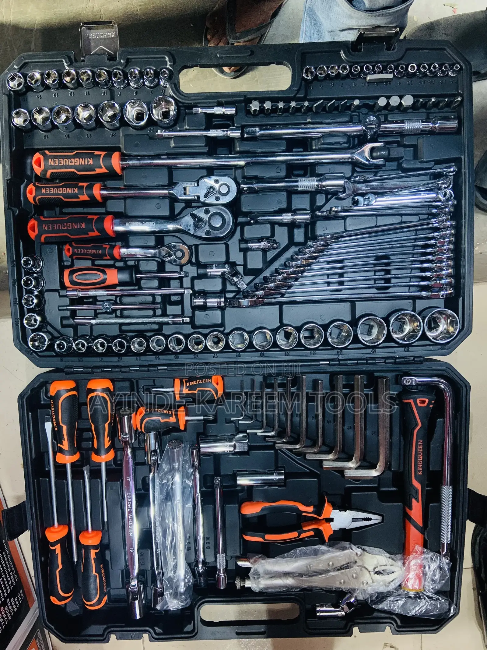 132pcs 1/4” ,3/8” 1/2” Dr.Socket Set