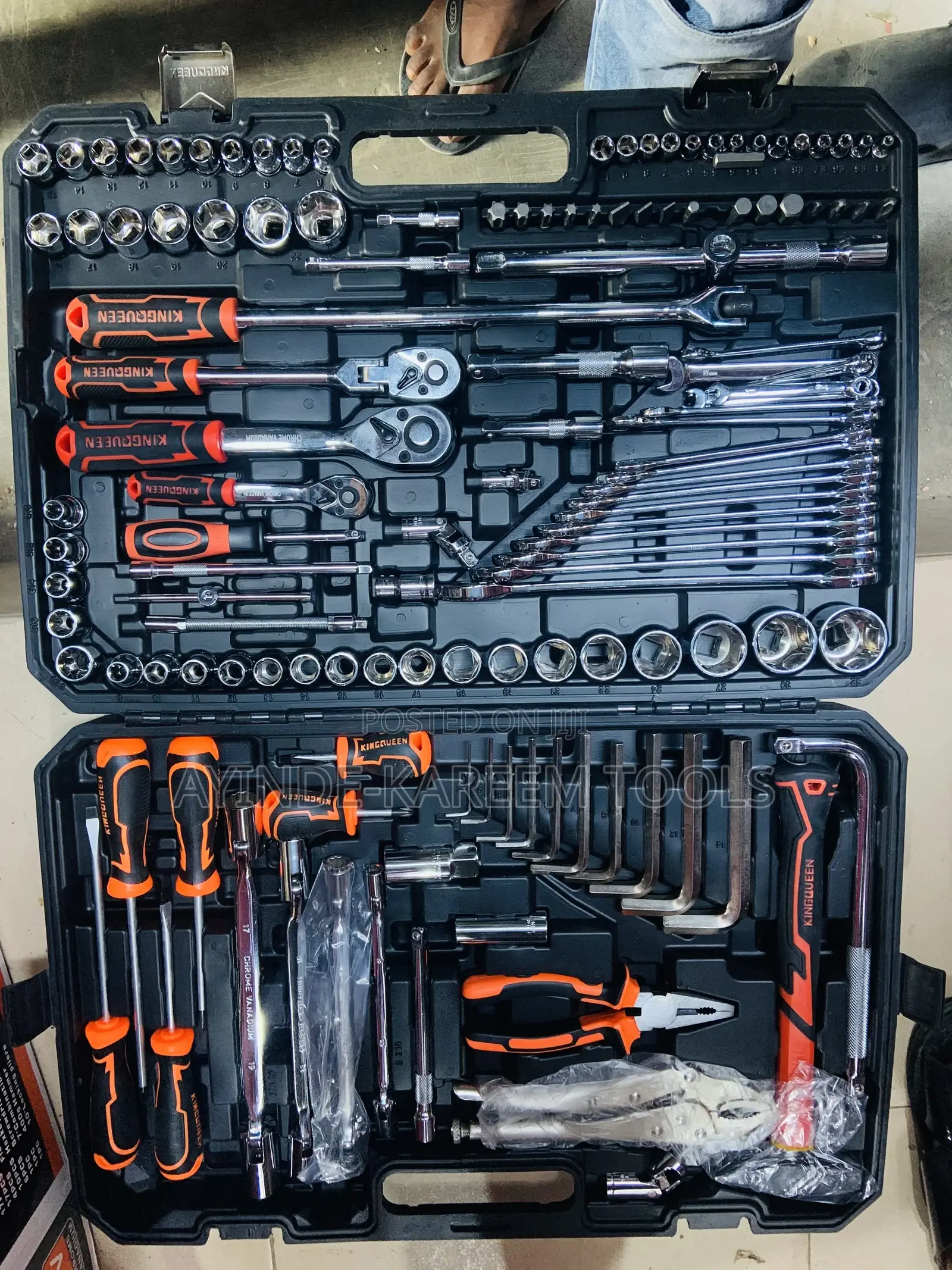 132pcs 1/4” ,3/8” 1/2” Dr.Socket Set