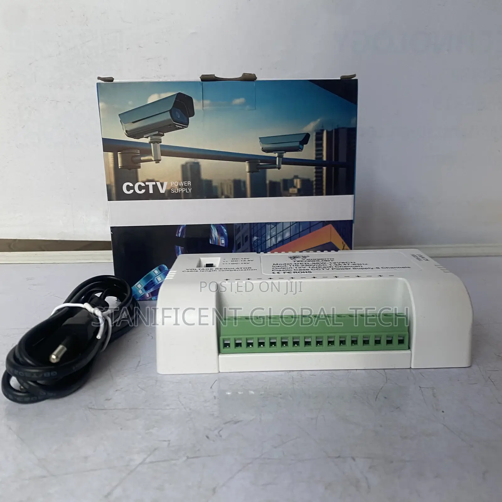 Rooboto 8way Power Supply Box With Power Cord