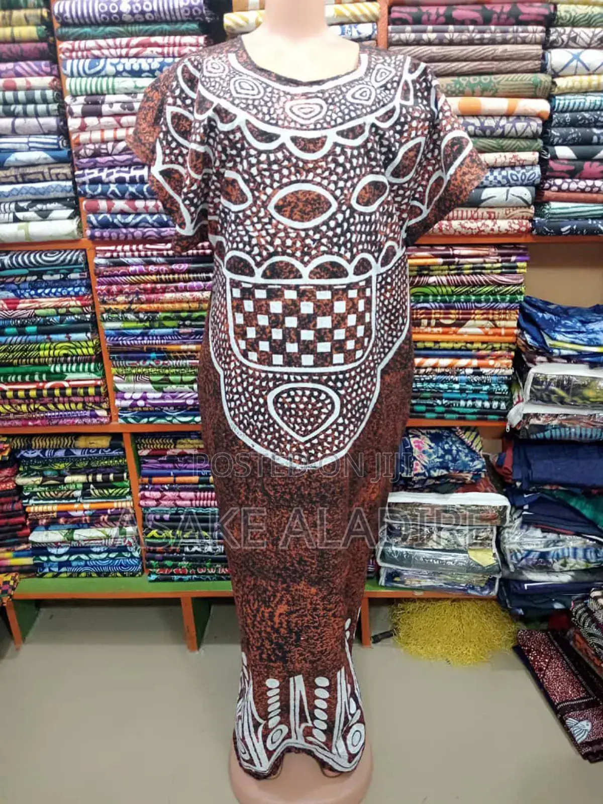 Boubou Print Gown