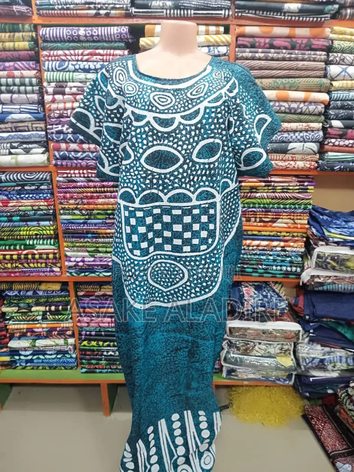 Boubou Print Gown