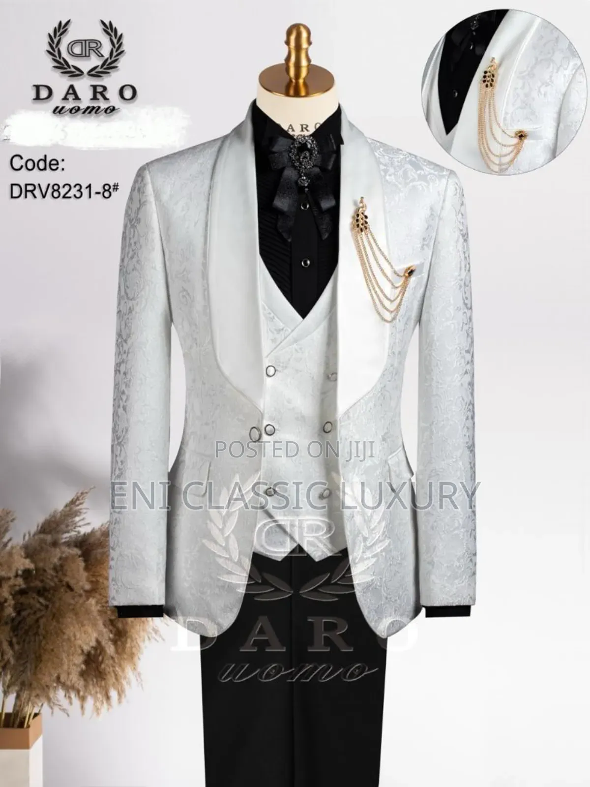 Top Quality Luxury Men's Suits Well Branded Package