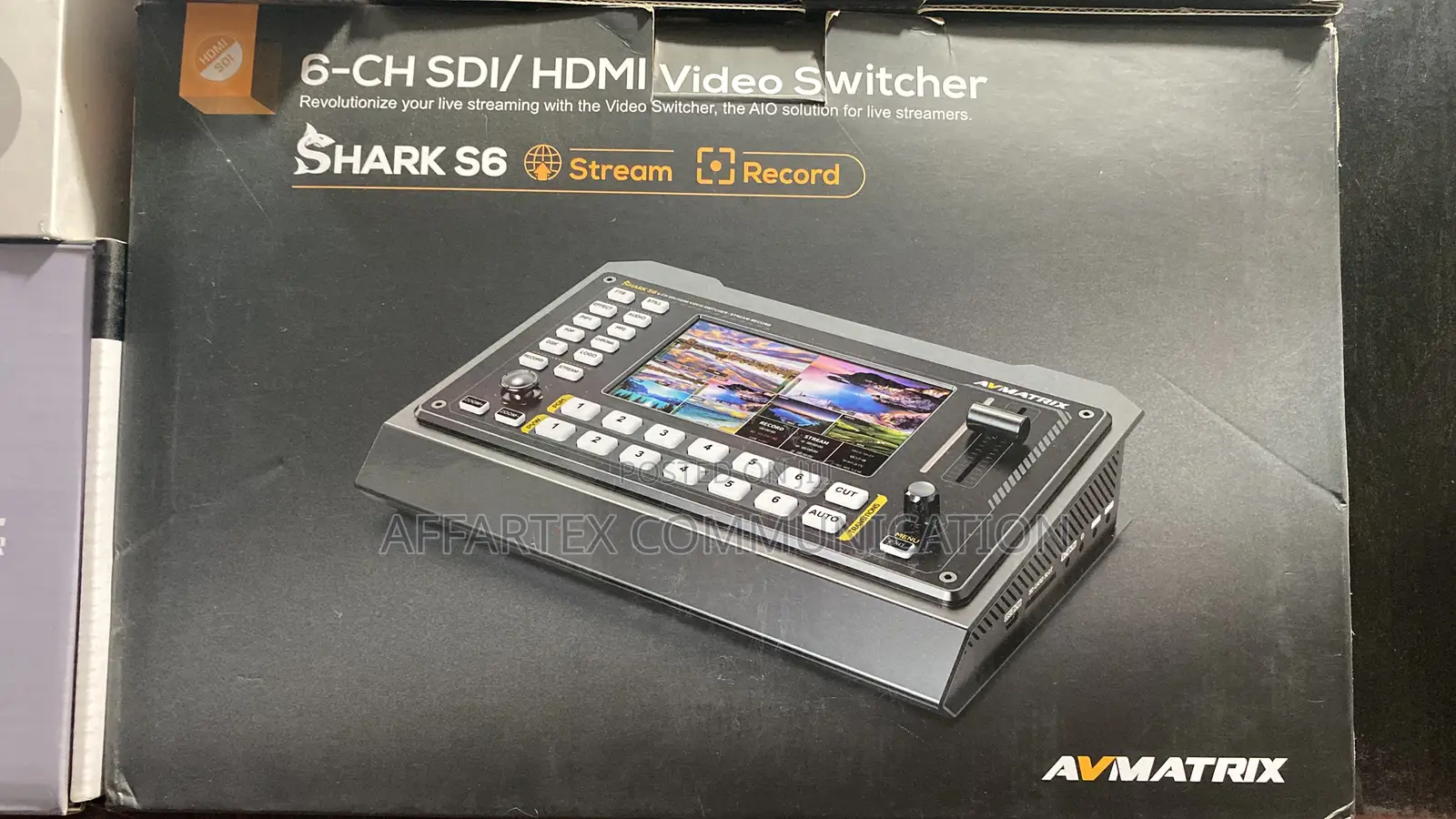Avmartrix 6 Channels Inputs Video Mixer