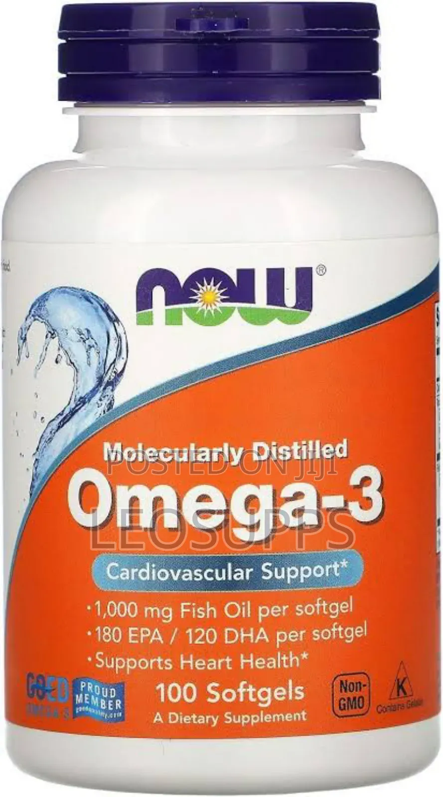 Now Omega-3 Fish Oil 1000mg X100sg