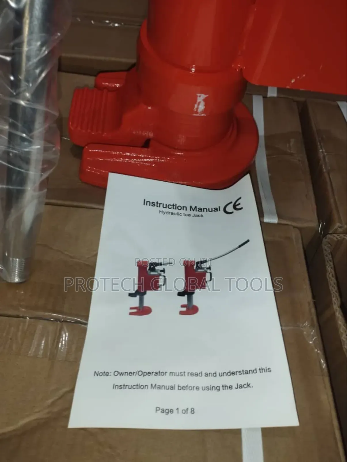 10ton Hydraulic Toe Jack