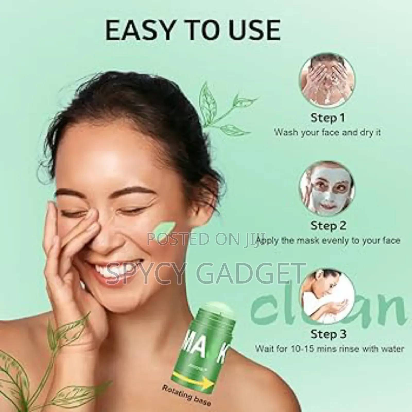 Purifying Mask Stick For Blackhead Remover Improve Oil Skin