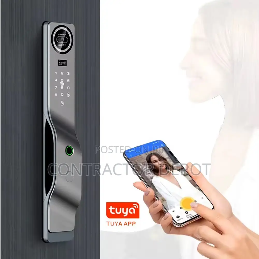 2025 New Style Face Unlock Electric Smart Fingerprint Lock