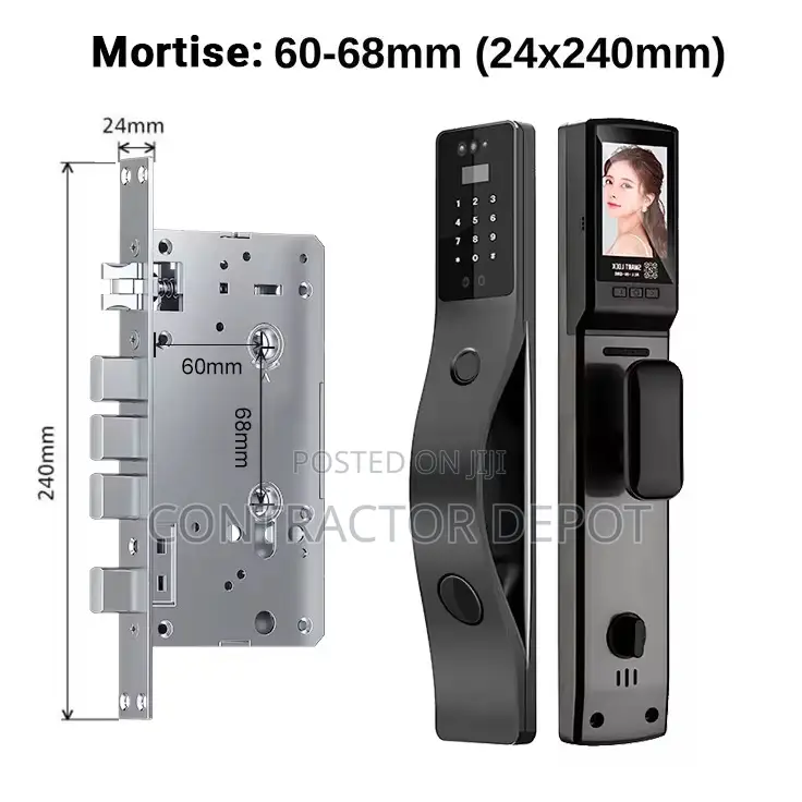 Inteligente Face Recognition Fingerprint Door Lock Biometric