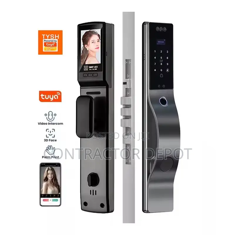 Inteligente Face Recognition Fingerprint Door Lock Biometric