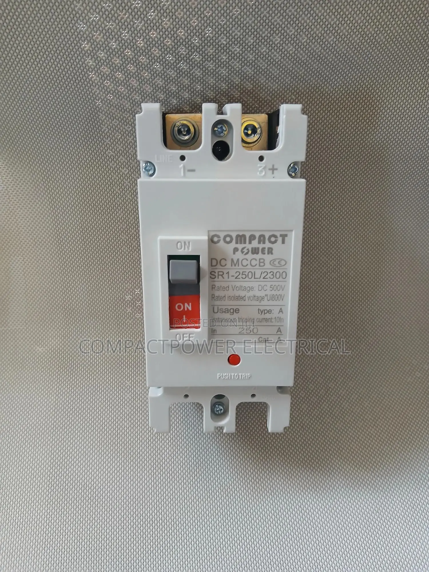 250amps 500v Dc 2pole Battery Breaker