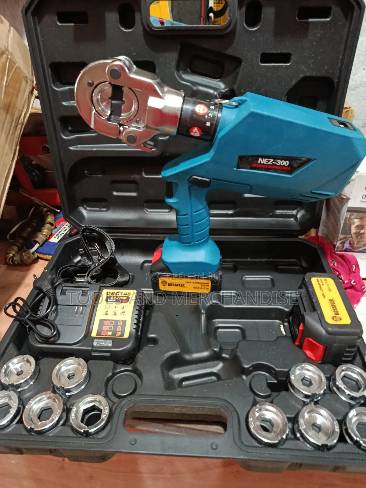 Cordless Crimping Tool (300mm)(Cable Lugging Machine)