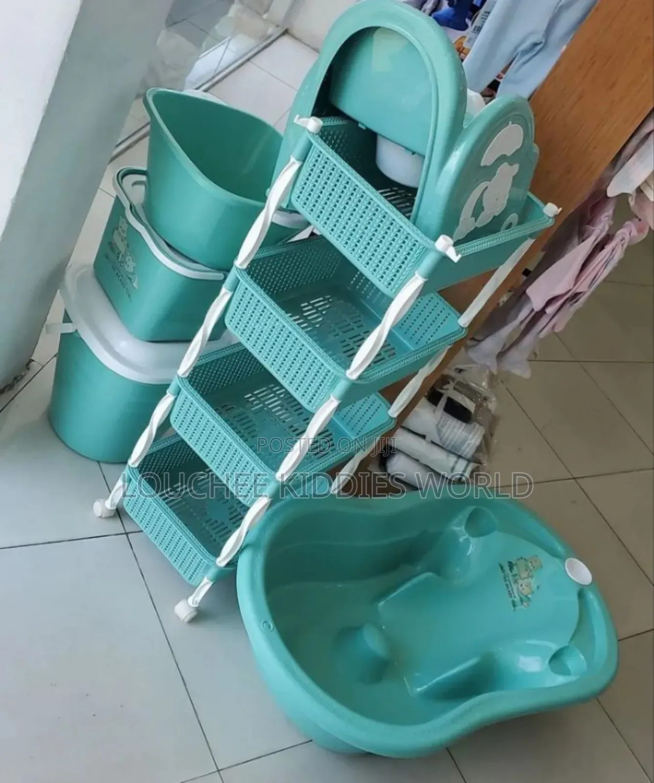 Foreign Baby Bath Sets and Trolley