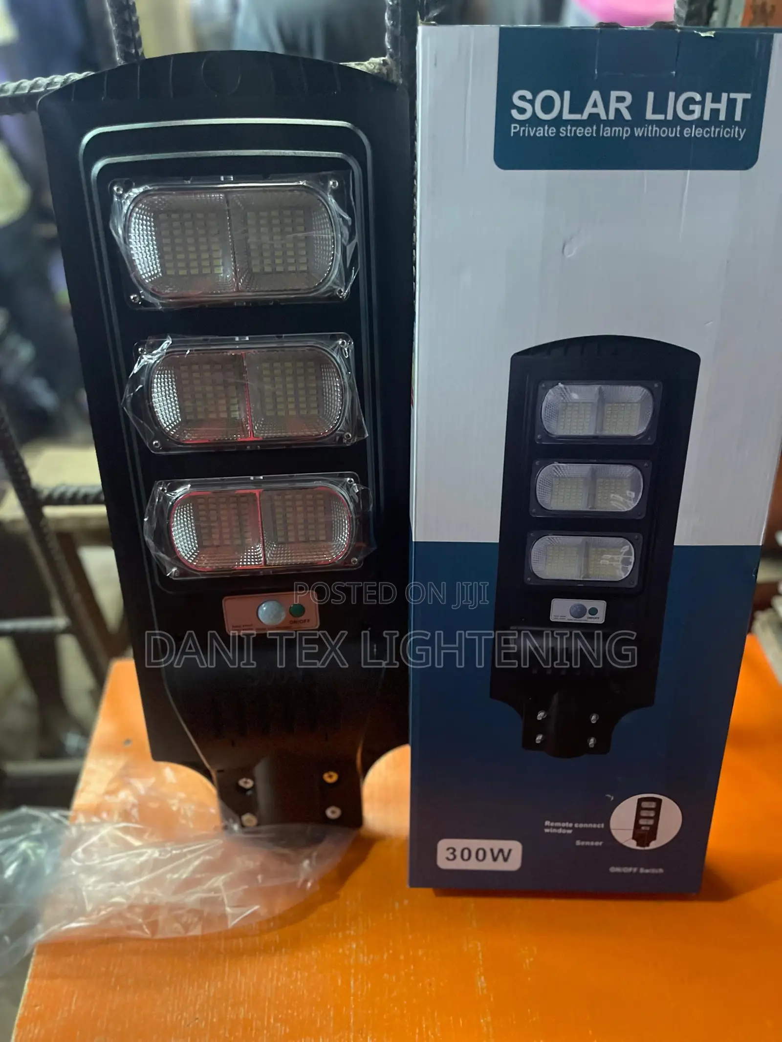 Solar Street Light 3 Eye Divided 3 Big Battery Long Lasting