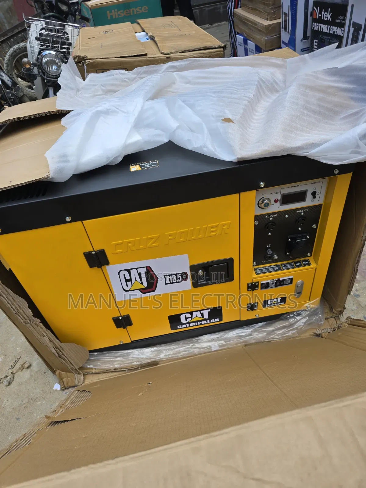 I Have Brand New Cat Diesel Soundproof Gen 12kva 1year Wty L