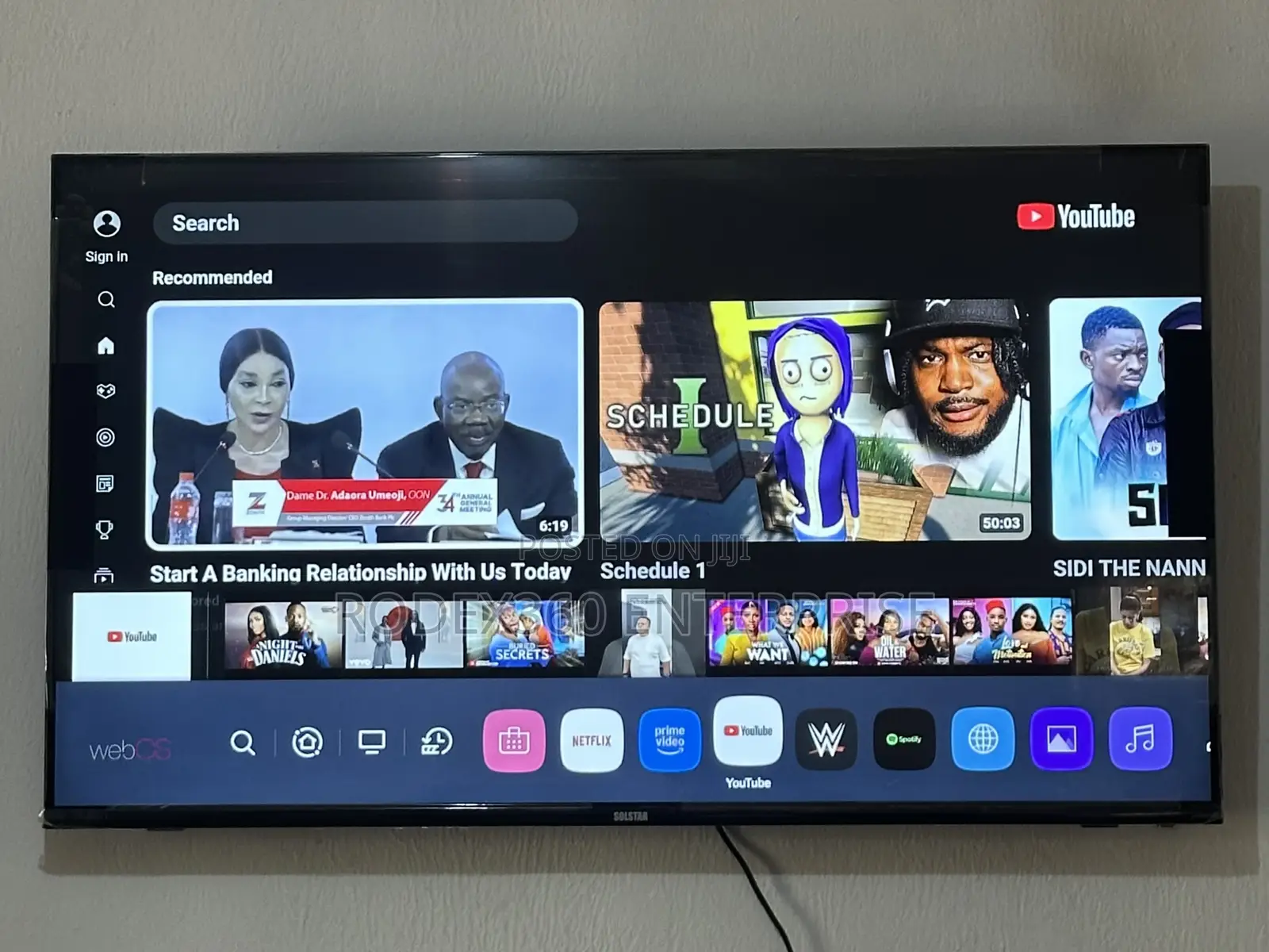 55-inch Brand New Solstar Tv For Sale