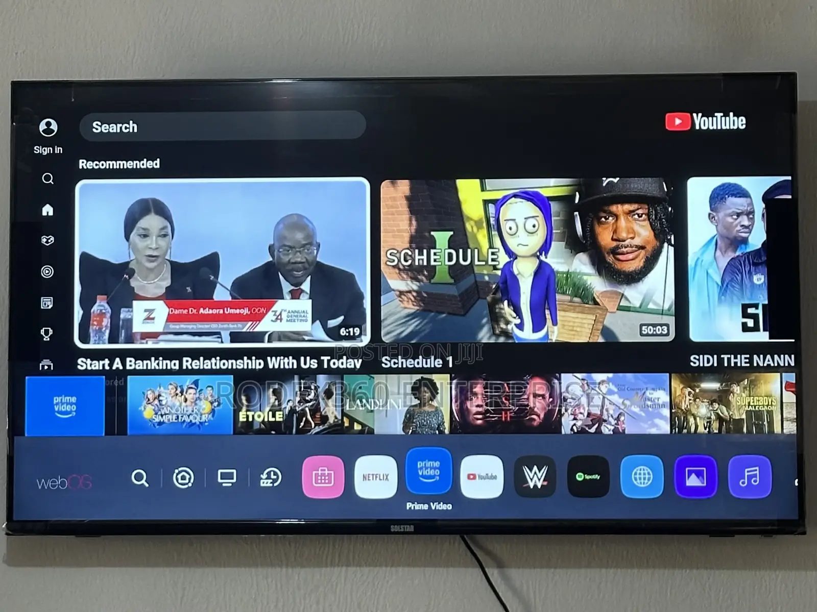 55-inch Brand New Solstar Tv For Sale