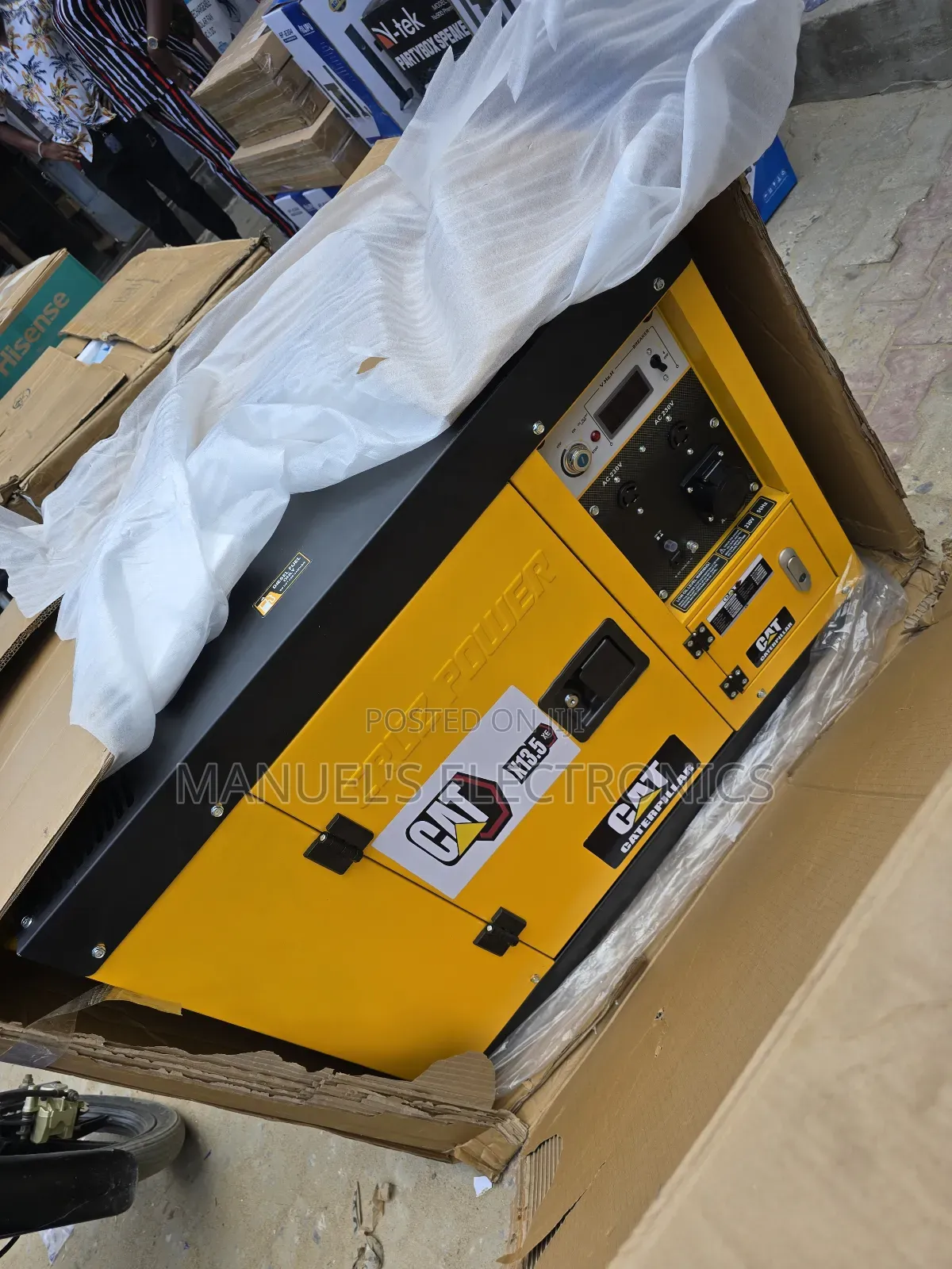 Cat Diesel Soundproof Gen 12kva 1year Wty