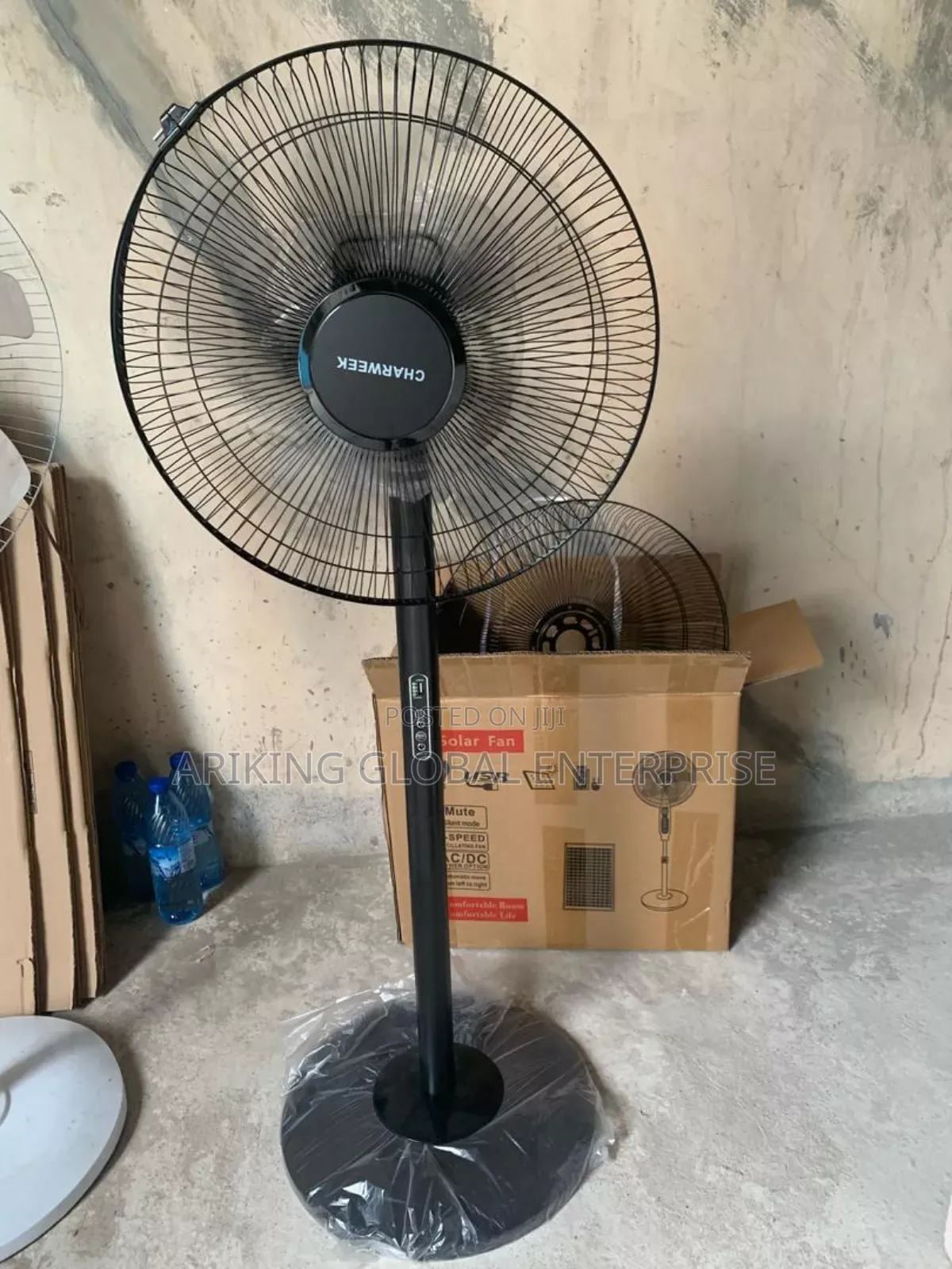Solar Rechargeable Fan