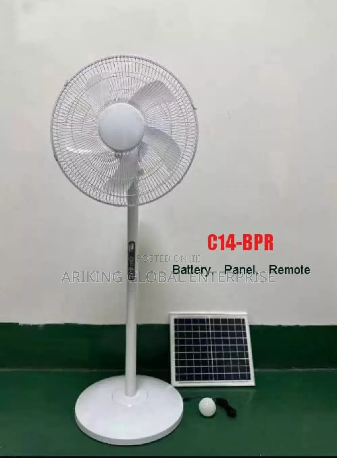 Solar Rechargeable Fan