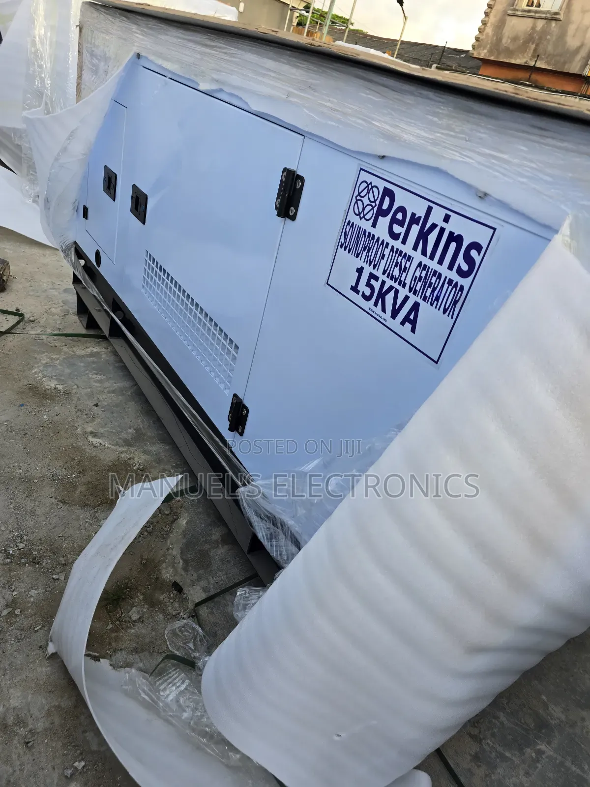 Perkins Sp15kva Diesel Soundproof Gen 2years Wty