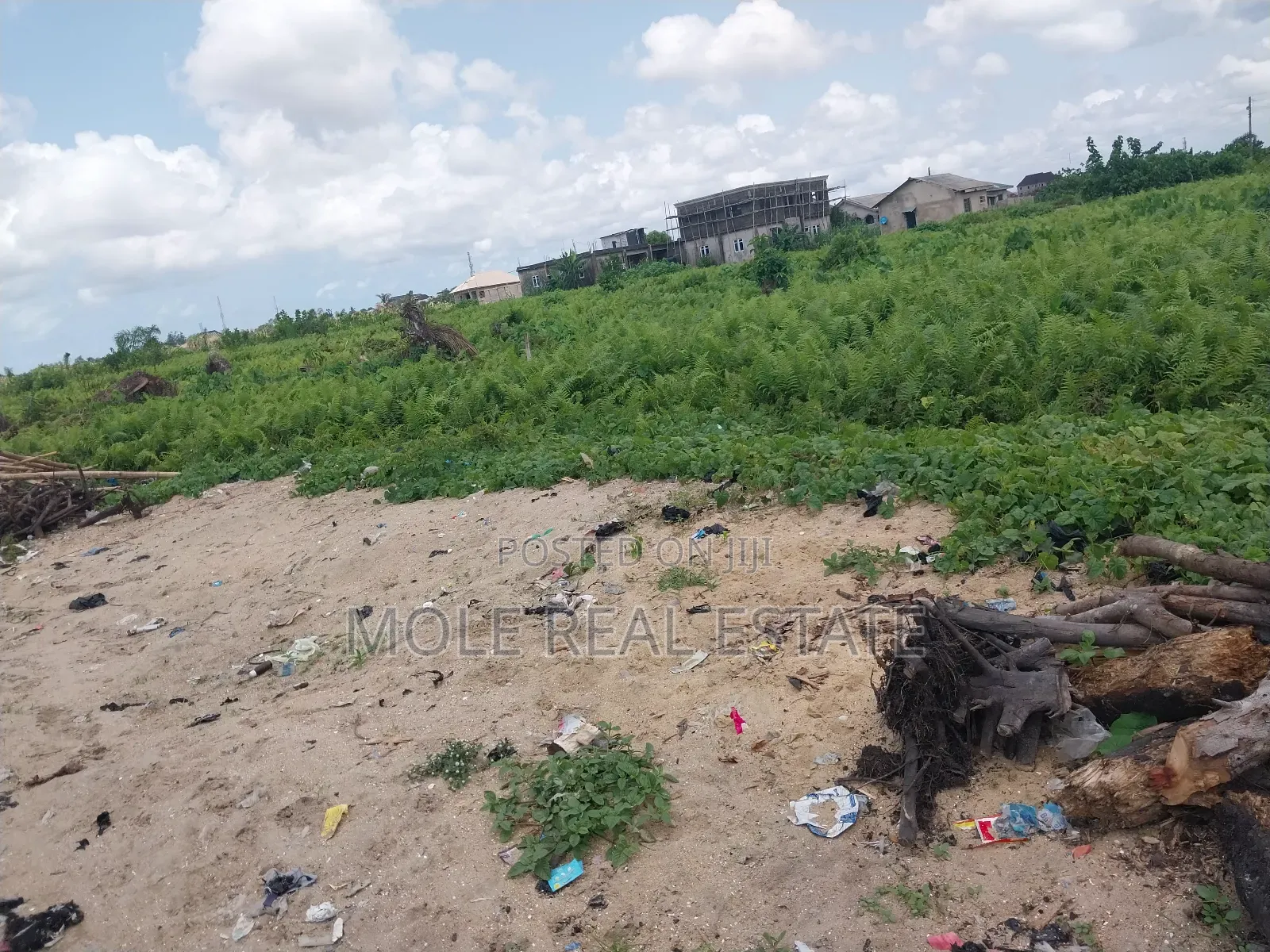 One Acre of Land Asese With Shops Facing Lagos Ibadan Way