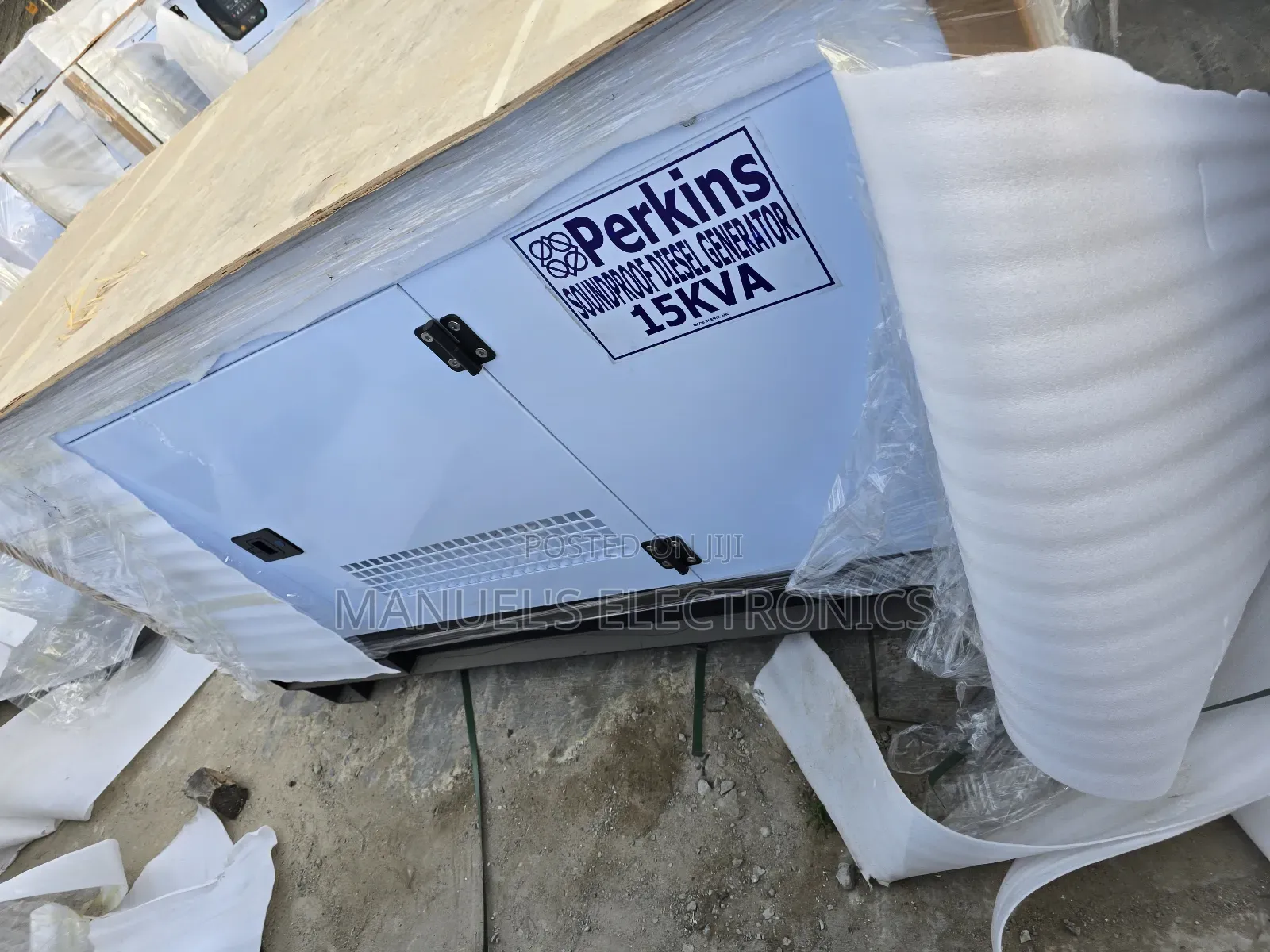 A Brand New Perkins 15kva Diesel Soundproof Gen 2years Wty