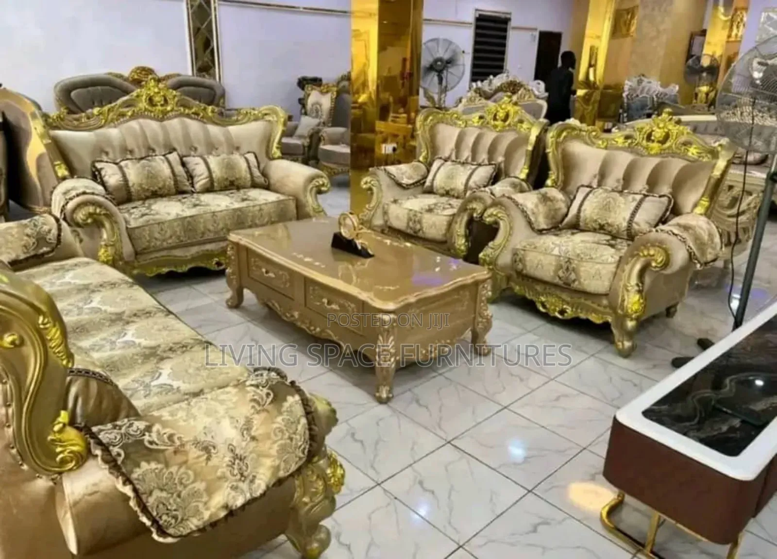 Executive Royal Sofa Fabric Chairs by 7seaters