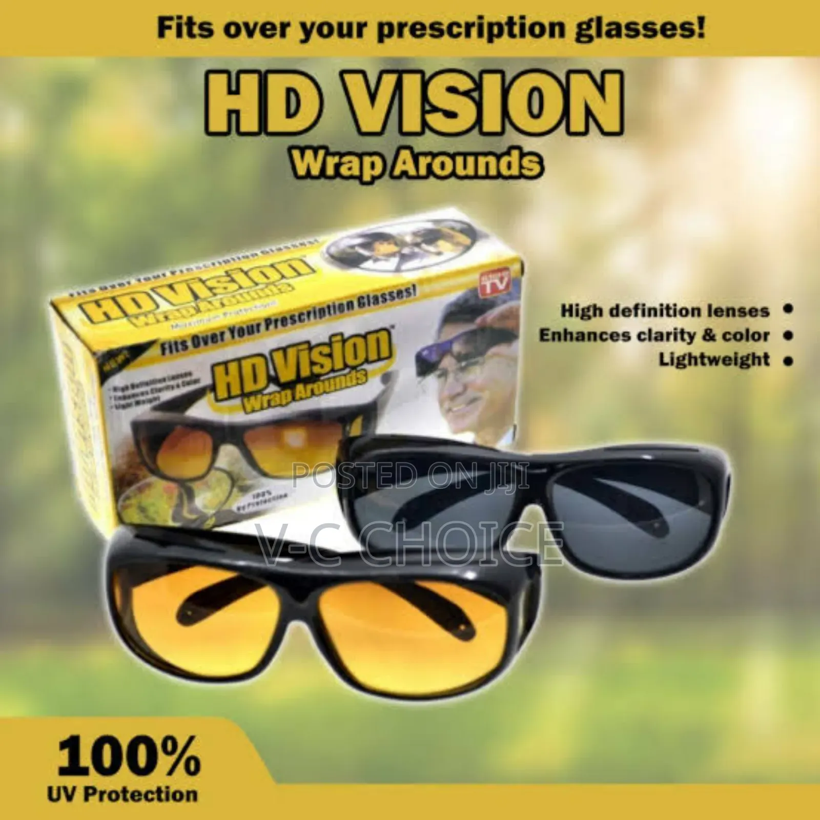 Night Vision Drivers Accessory Protective Gears Sunglasses