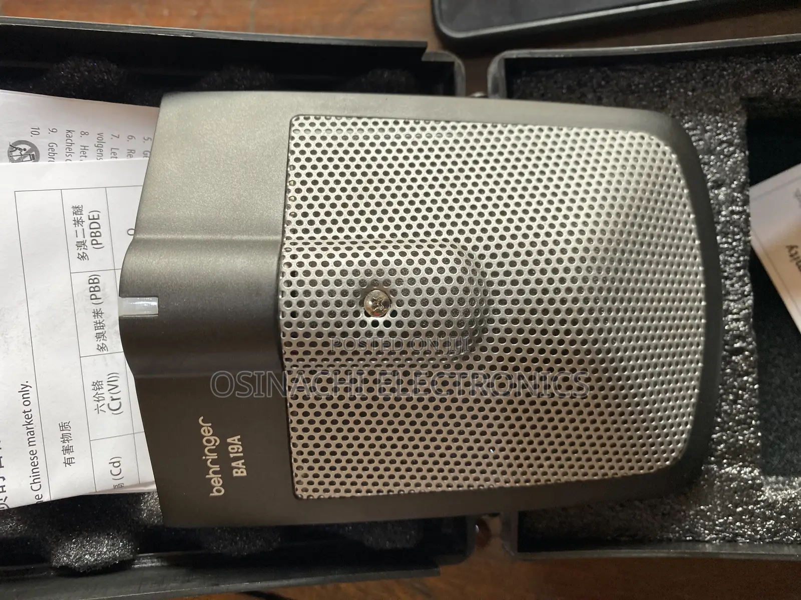Boundary Microphone Ba 19a