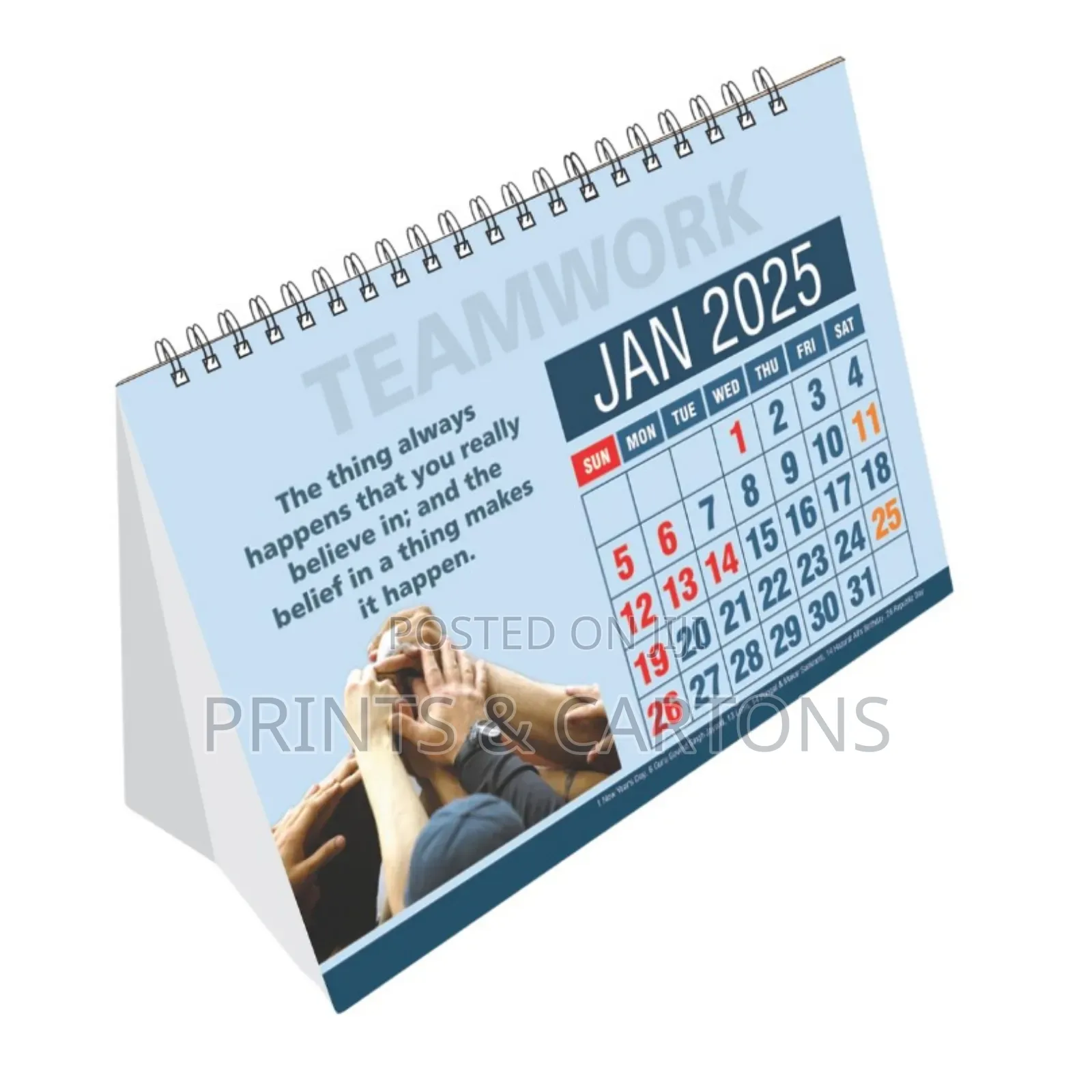 Desktop Calendar Branding. #0