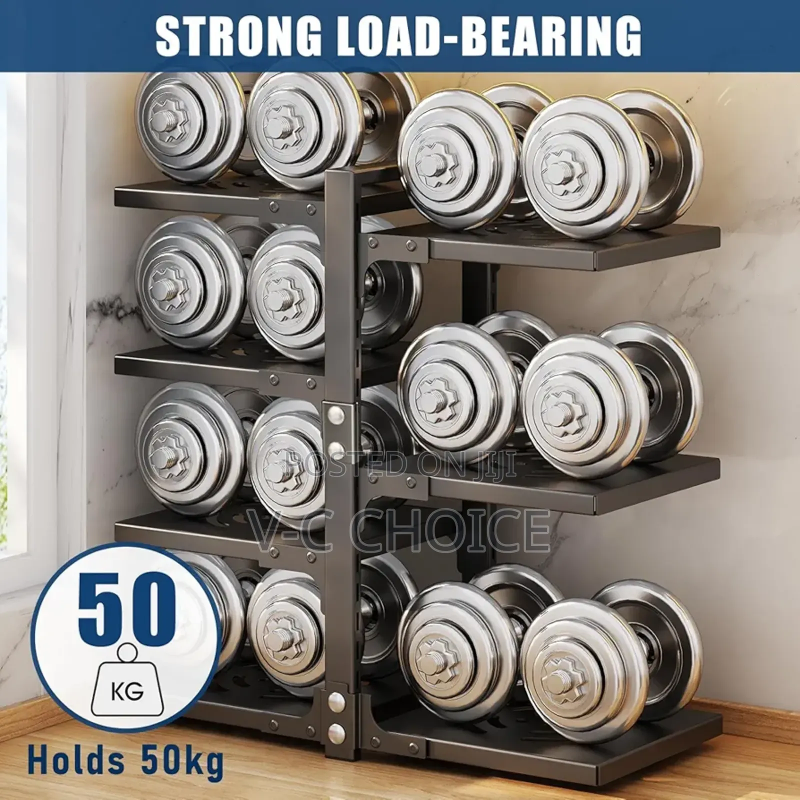 7-tier Adjustable Heavy Duty Pan Organizer - Multiple Use