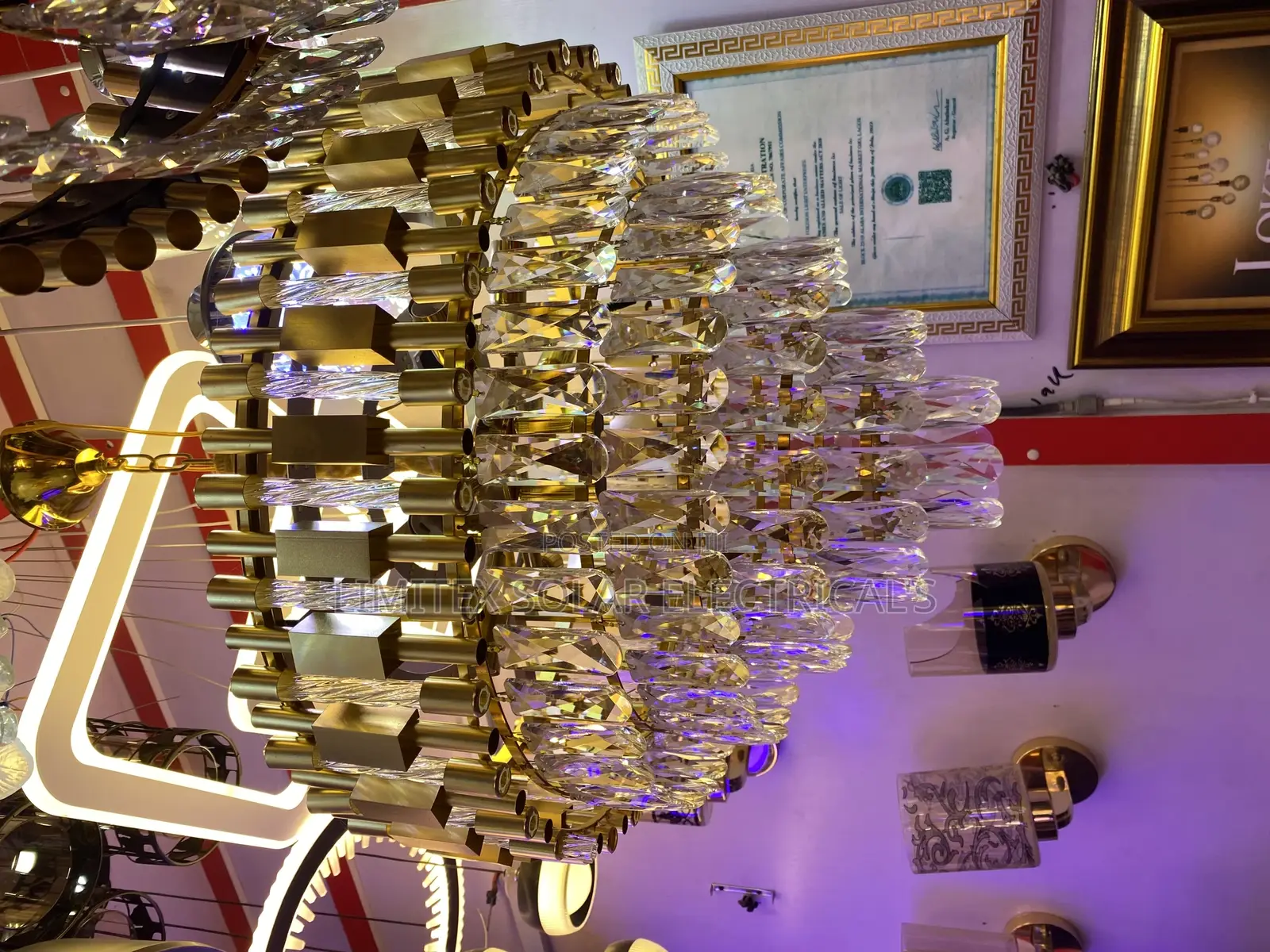 Unique Modern Crystal Chandelier