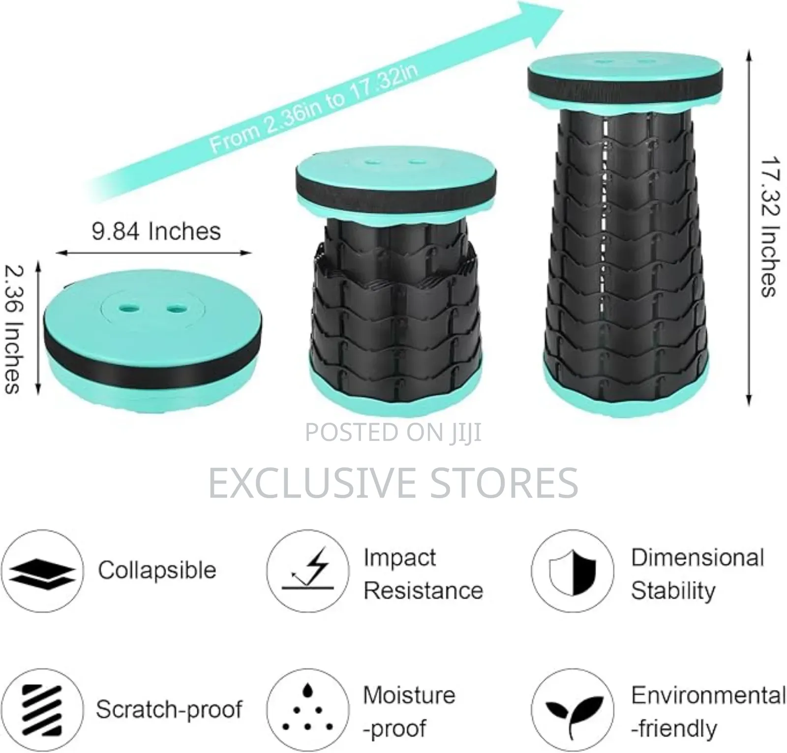Foldable Telescopic Stool