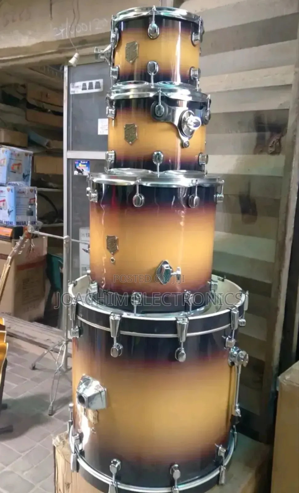 Professional Ajc Long Bass Tick Wood Drum