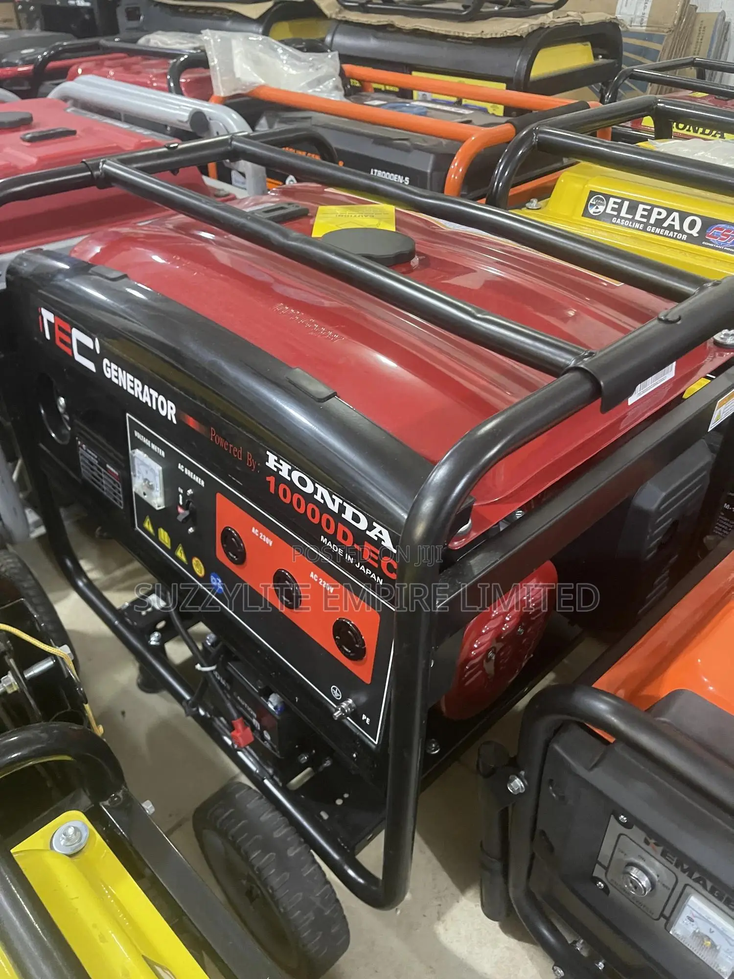 Itec Honda 9.5kva Petrol Generator 100 % Copper Coil