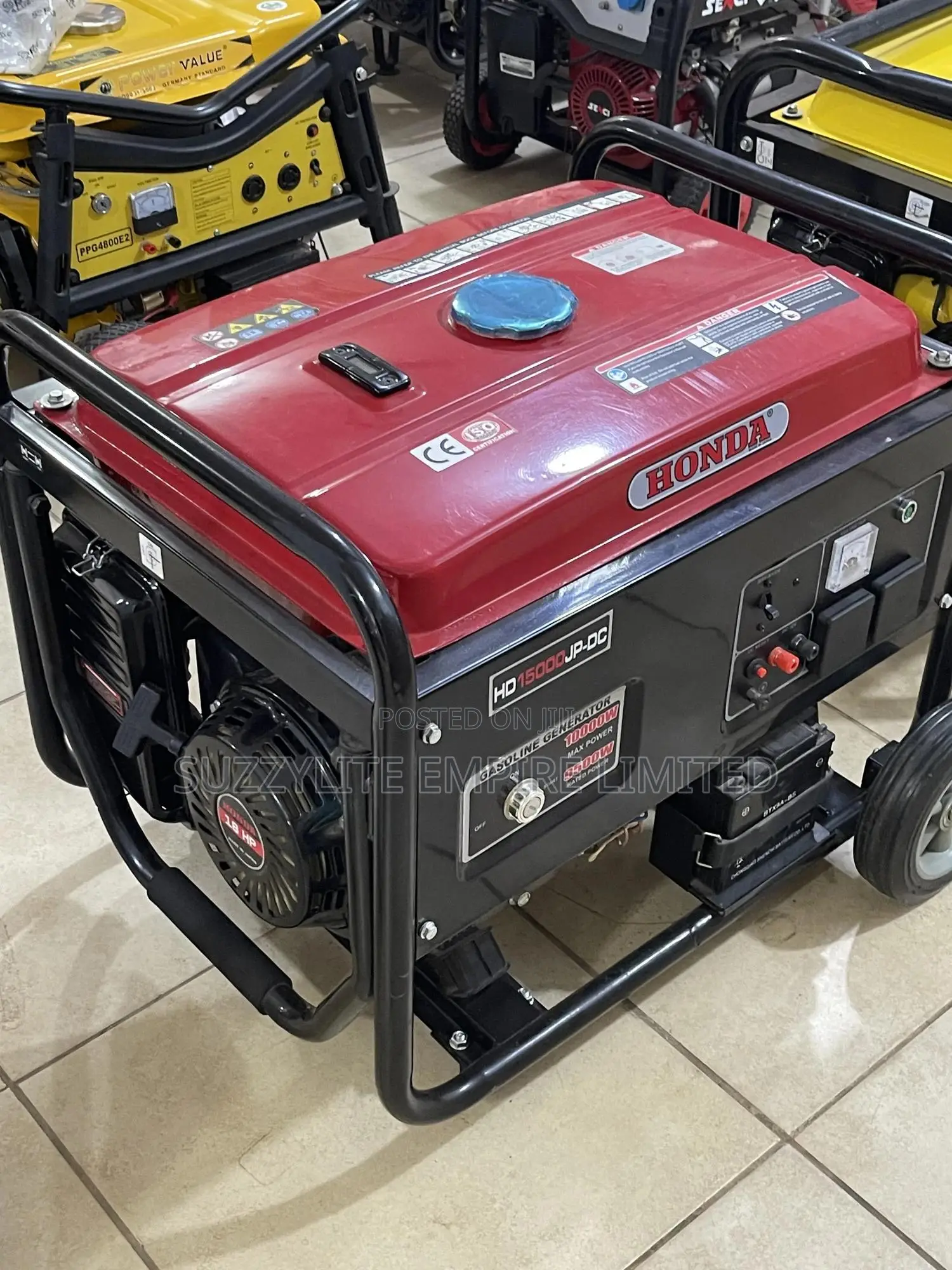 Honda 7.0kva Petrol Generator 100 Percent Copper Coil