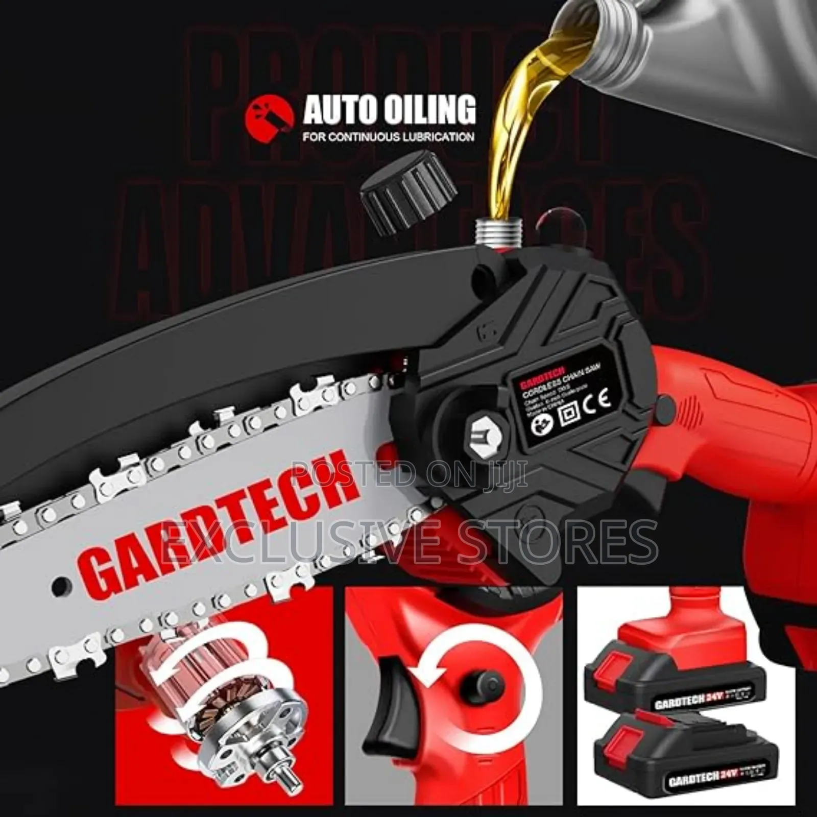Mini Chainsaw With Two Batteries