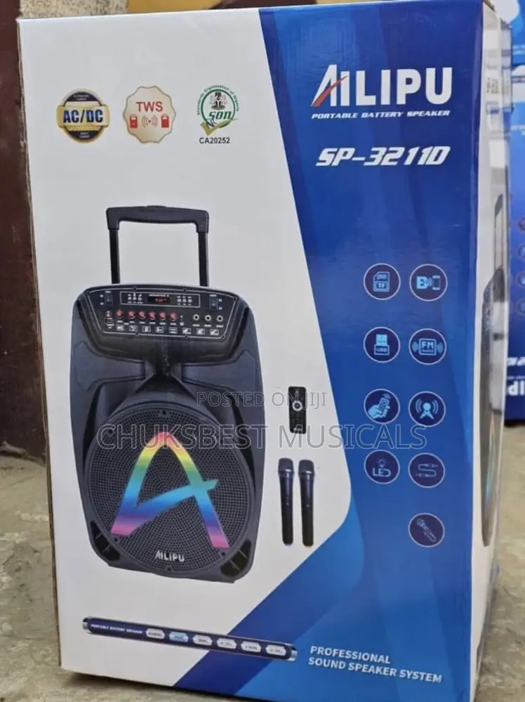 Ailipu Sp-3211d 12-Inch Rechargeable Pa System