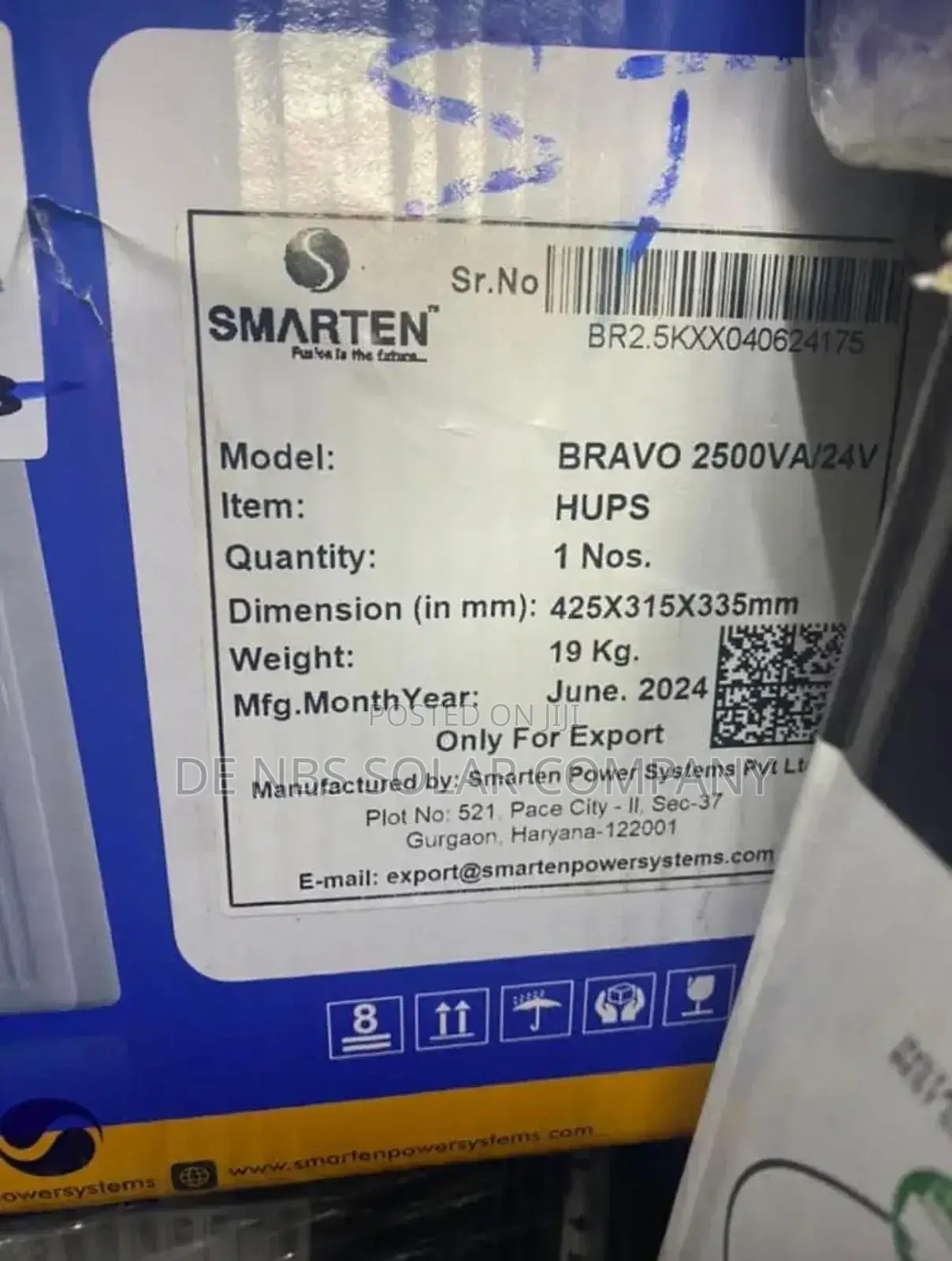 2.5kva 24v Smarten Transformer Base India Inverter Available