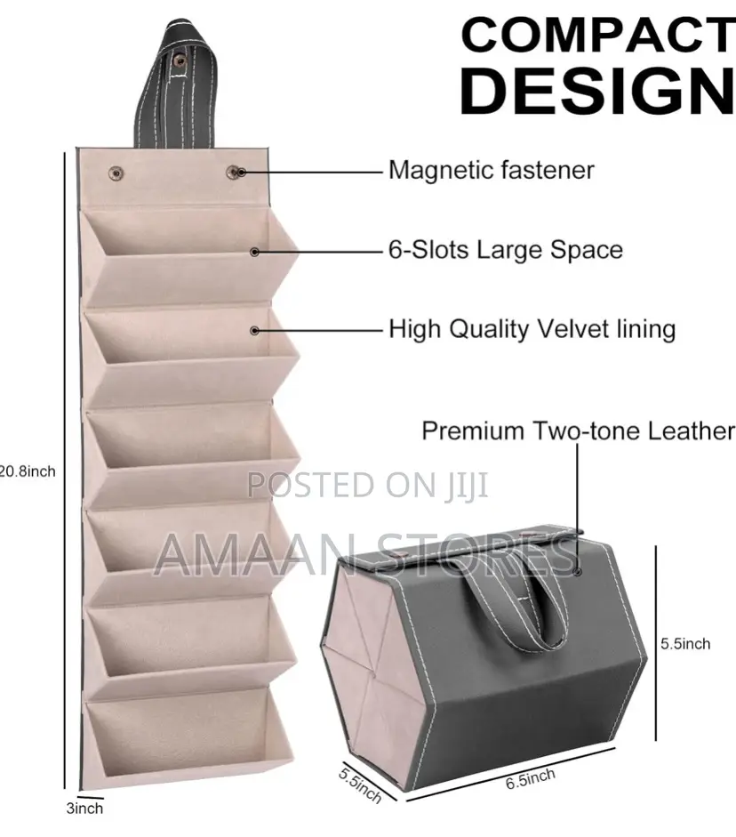6 Slots Sunglasses Organizer Case