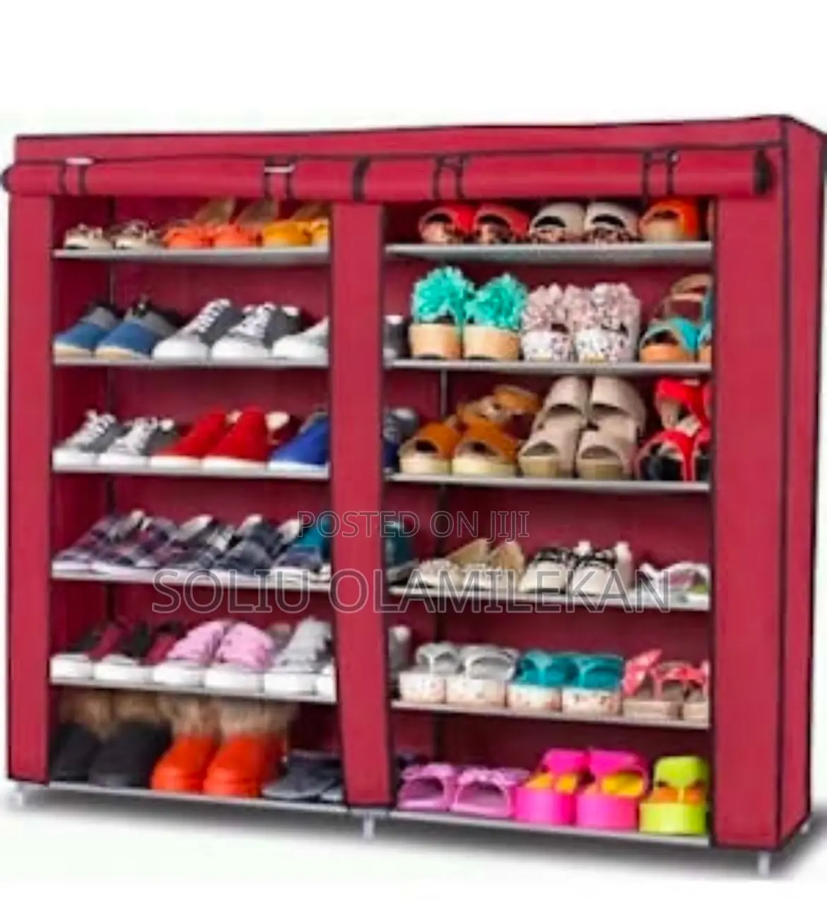 6 Layers Double Shoe Rack