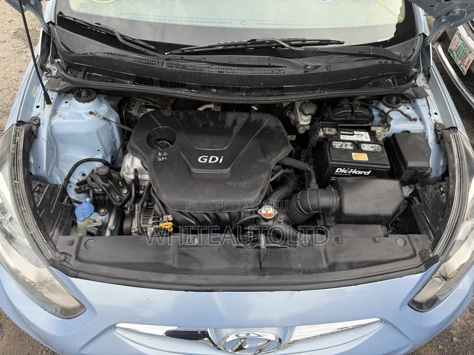 Hyundai Accent GLS 4dr Sedan (1.6L 4cyl 6M) 2014 Blue