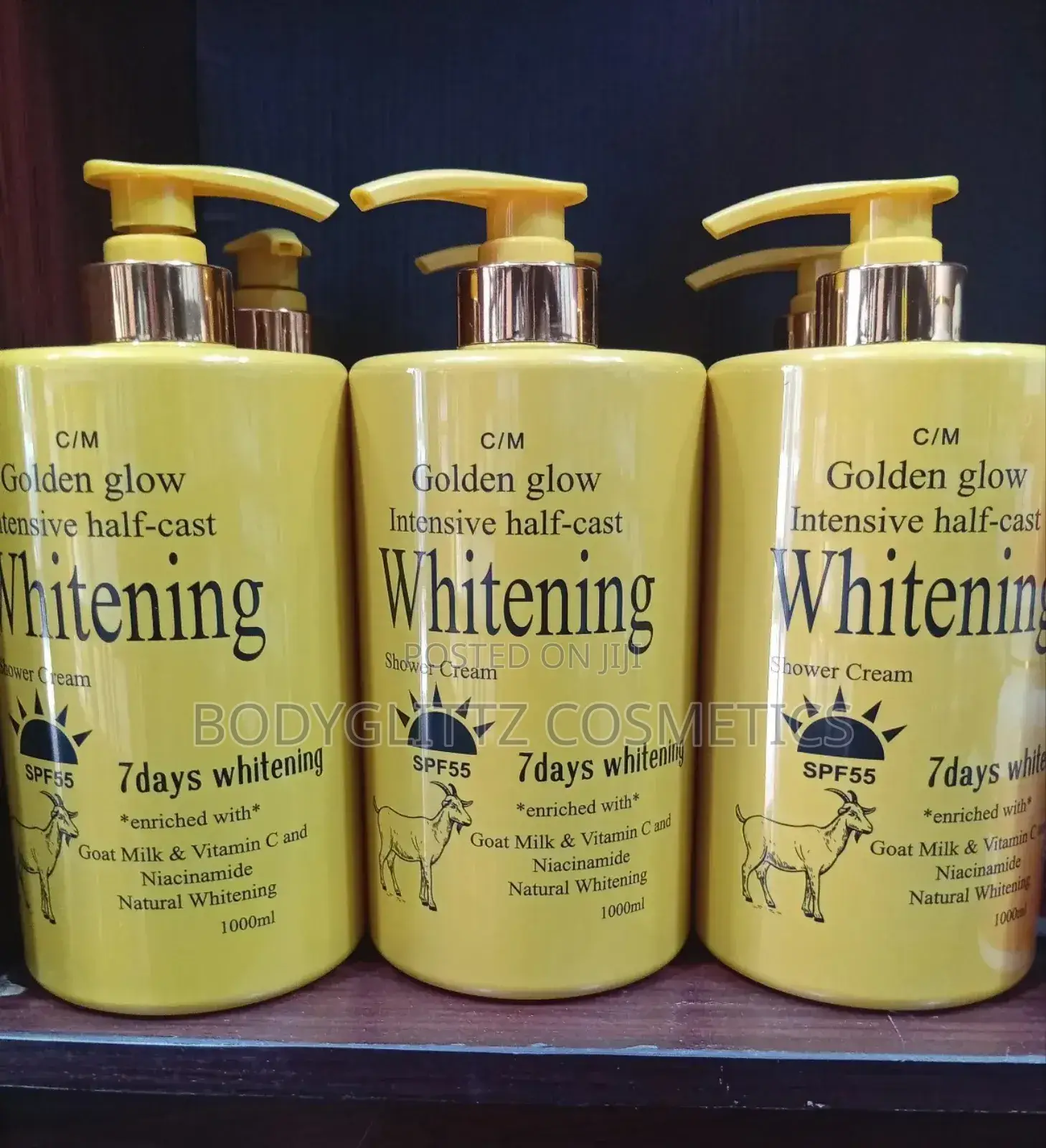 C/M Golden Glow Intensive Half-Cast Whitening Shower Gel