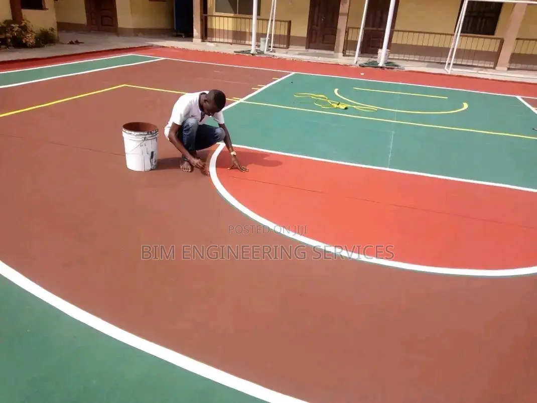 Tennis Beaket Volleyball Paint