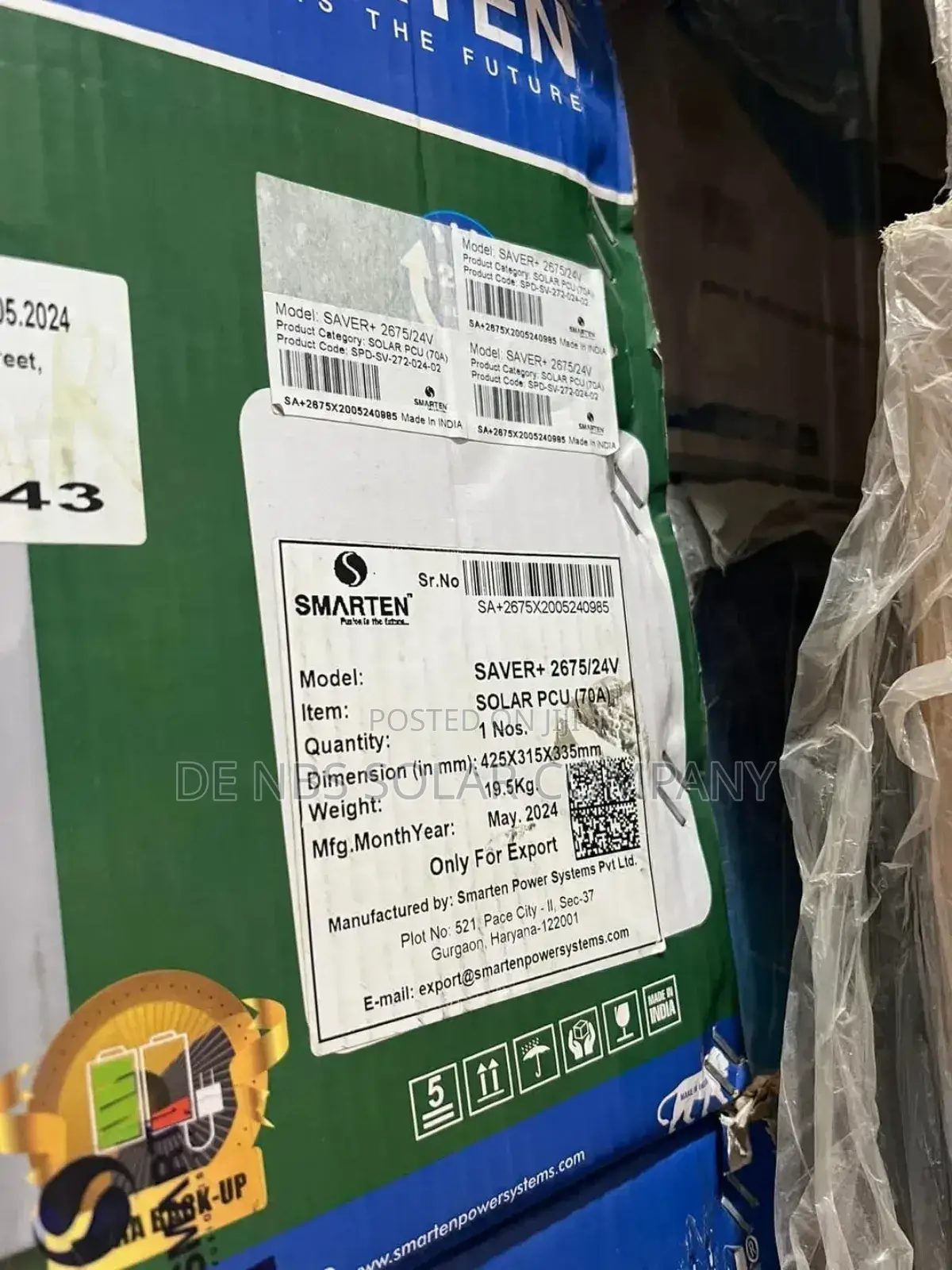 Smarten 24v/2.675kva Hybrid Transformer Base India Inverter